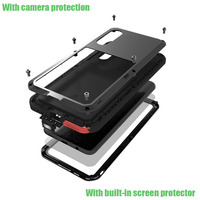 Pancerz Metal odporny na wstrząsy do Samsung Galaxy A72 A50 A51 A52 A53 A32 A71 A42 A20 A70 S22 S21 S20 Fe Plus 5G przypadku skrzynki pokrywa Funda Coque 1